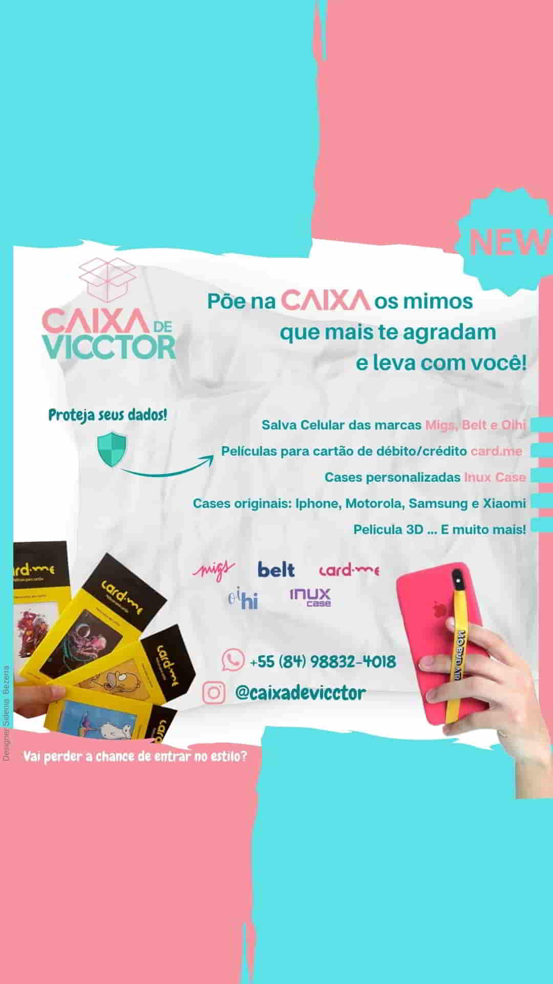 Flyer para a Caixa de Vicctor